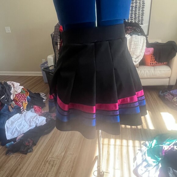 Spencer's Body Rage Bisexual Pride Circle Skater Skirt - Picture 3 of 4